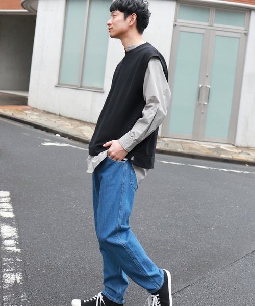 LAKOLE（ラコレ）の「サカリバベスト / LAKOLE（ベスト・メンズ・オリーブ/サックスブルー/ブラック/ベージュ・MEDIUM/LARGE）」の6枚目の写真