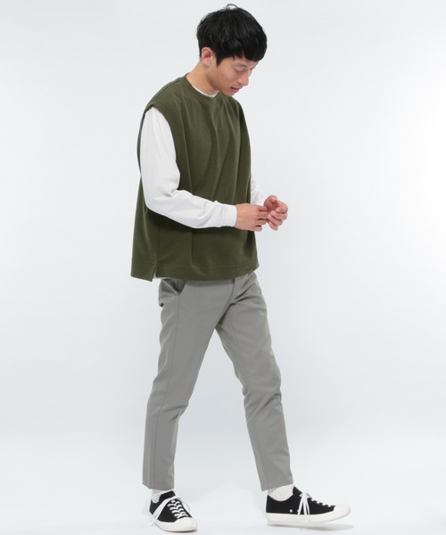 LAKOLE（ラコレ）の「サカリバベスト / LAKOLE（ベスト・メンズ・オリーブ/サックスブルー/ブラック/ベージュ・MEDIUM/LARGE）」の9枚目の写真