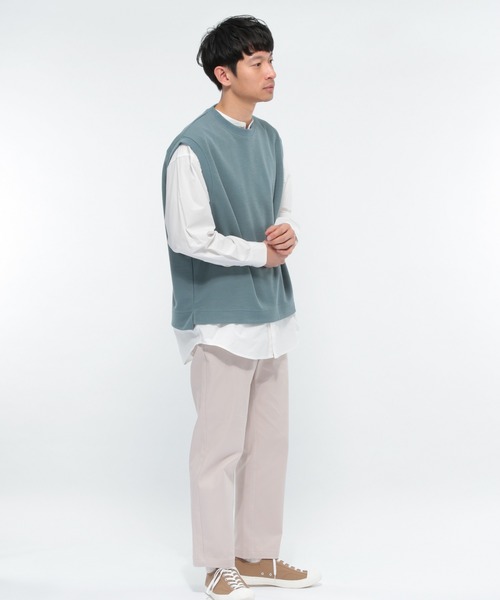 LAKOLE（ラコレ）の「サカリバベスト / LAKOLE（ベスト・メンズ・オリーブ/サックスブルー/ブラック/ベージュ・MEDIUM/LARGE）」の10枚目の写真