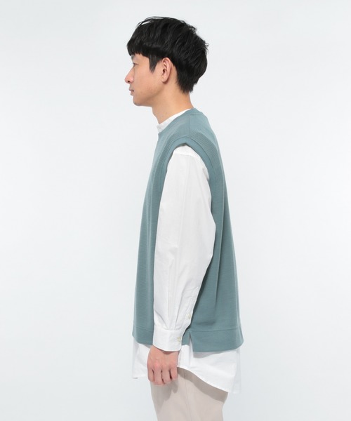 LAKOLE（ラコレ）の「サカリバベスト / LAKOLE（ベスト・メンズ・オリーブ/サックスブルー/ブラック/ベージュ・MEDIUM/LARGE）」の13枚目の写真