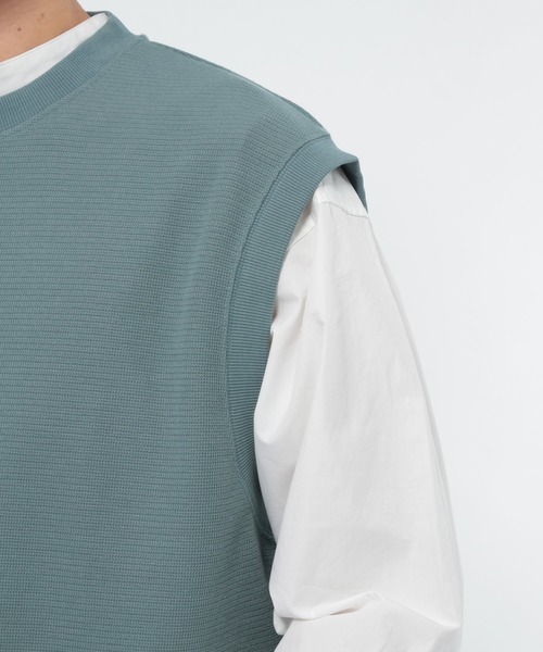 LAKOLE（ラコレ）の「サカリバベスト / LAKOLE（ベスト・メンズ・オリーブ/サックスブルー/ブラック/ベージュ・MEDIUM/LARGE）」の16枚目の写真