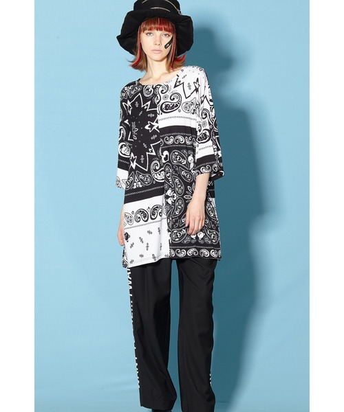 ♡極美品♡ ankoROCK アンコロック Tシャツ テディベアー ankoROCK（アンコロック）の「隠れテディベアペイズリーTシャツ