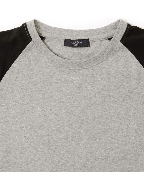 GLAZOS（グラソス）の「天竺・ロゴプリントラグランルームウエア（ルームウェア/パジャマ・キッズ・ネイビー/ブラック・130cm/140cm/160cm）」の9枚目の写真