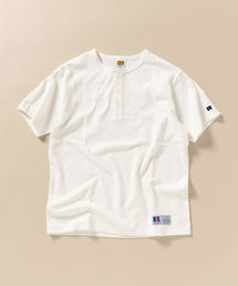 Russell Athletic | RUSSELL ATHLETIC×SHIPS: 別注 ヘビーオンス ジャージー ヘンリーネック Tシャツ(Tシャツ/カットソー)