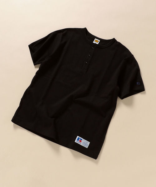 Russell Athletic(ラッセルアスレティック)の「RUSSELL ATHLETIC×SHIPS: 別注 ヘビーオンス ジャージー ヘンリーネック Tシャツ(Tシャツ/カットソー・メンズ・ホワイト/ブラック/ベージュ/ネイビー・SMALL/MEDIUM/LARGE/X-LARGE/XX-LARGE)」の17枚目の写真