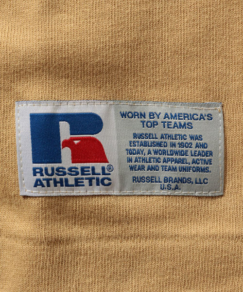 Russell Athletic(ラッセルアスレティック)の「RUSSELL ATHLETIC×SHIPS: 別注 ヘビーオンス ジャージー ヘンリーネック Tシャツ(Tシャツ/カットソー・メンズ・ホワイト/ブラック/ベージュ/ネイビー・SMALL/MEDIUM/LARGE/X-LARGE/XX-LARGE)」の7枚目の写真