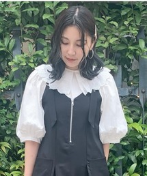 Candy Stripper | LACE COLLAR トップス(シャツ/ブラウス)