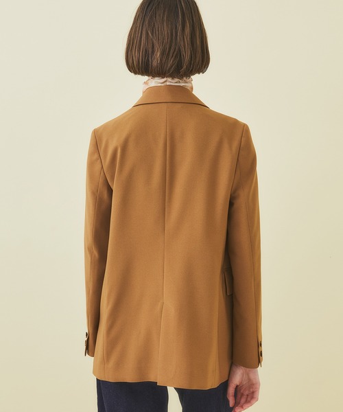 STUDIOUS（ステュディオス）の「【STUDIOUS】ダブルボックスライトジャケット（テーラードジャケット・レディース・オレンジ/ブラウン/ベージュ・2/1）」の11枚目の写真