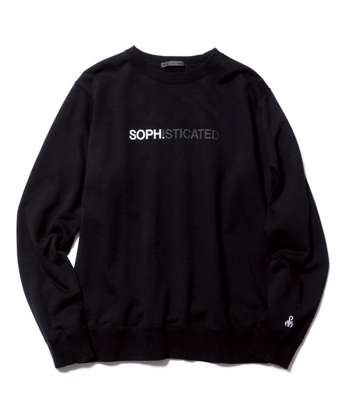 SOPHNET.(ソフネット)の「PHILOSOPHY CREWNECK SWEAT(スウェット)」|ブラック