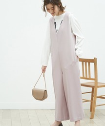 ROPE' PICNIC（ロペピクニック）の「Vネックポンチサロペット（つなぎ/オールインワン）」