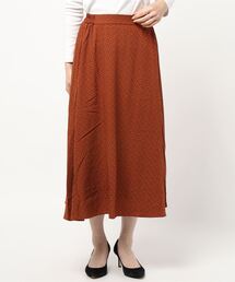 ＩＥＤＩＴ　ヴィンテージライクなプリントフレアースカート