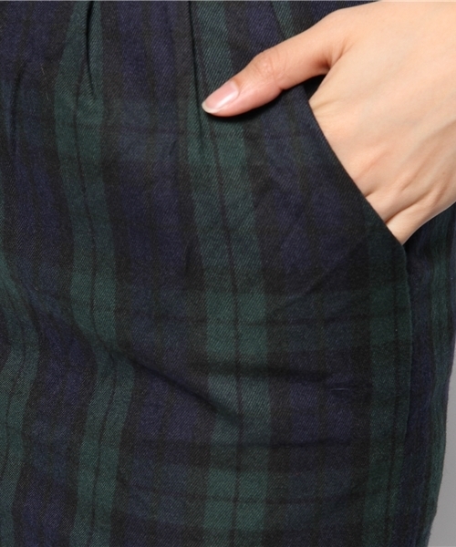 DISCOAT（ディスコート）の「【Discoat】チェックナロースカート（スカート・レディース・レッド/グリーン・ﾌﾘ-）」の10枚目の写真