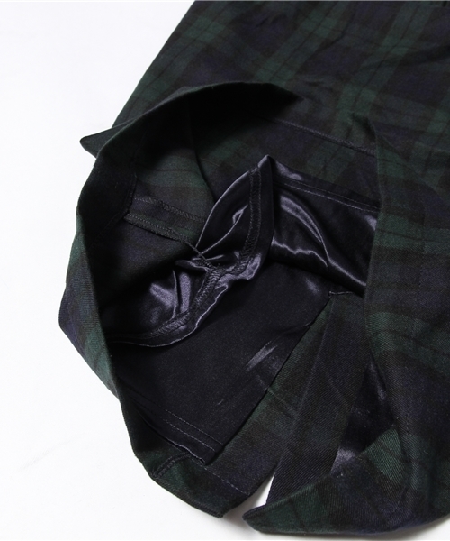 DISCOAT（ディスコート）の「【Discoat】チェックナロースカート（スカート・レディース・レッド/グリーン・ﾌﾘ-）」の4枚目の写真