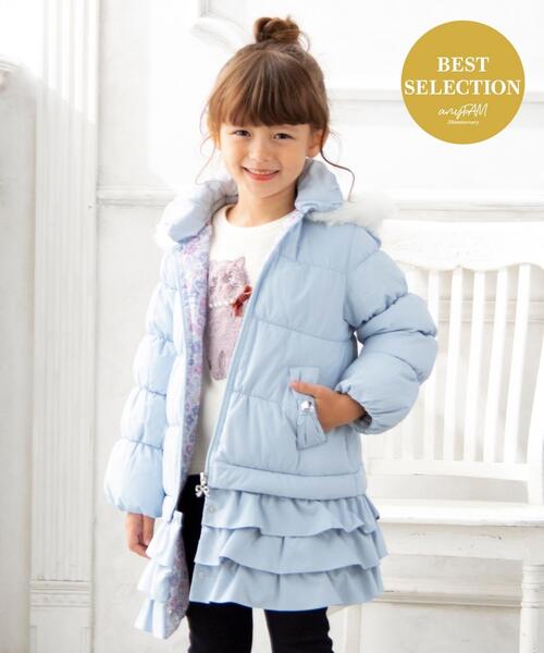 しましま様 any やすく FAM エニィファム 100 アウター 白 