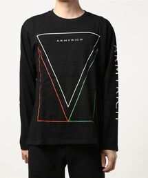 PARKS TOKYO SELECT（パークストウキョウセレクト）の「【ARMYRICH/アーミーリッチ】プリントロングTシャツ（Tシャツ/カットソー・レディース）」