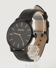 NIXON（ニクソン）の「NIXON/ニクソン 腕時計 PORTER LEATHER -ALLBK/GD NA10581031-00（アナログ腕時計・メンズ）」