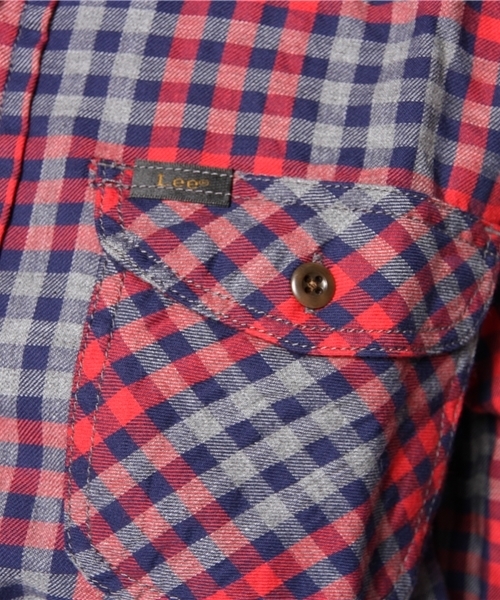 NANO universe(ナノユニバース)の「【GINGER12月号掲載】 Lee/別注チェックシャツ(シャツ/ブラウス・レディース・ネイビー/レッド/ブラック/グレー・FREE)」の12枚目の写真