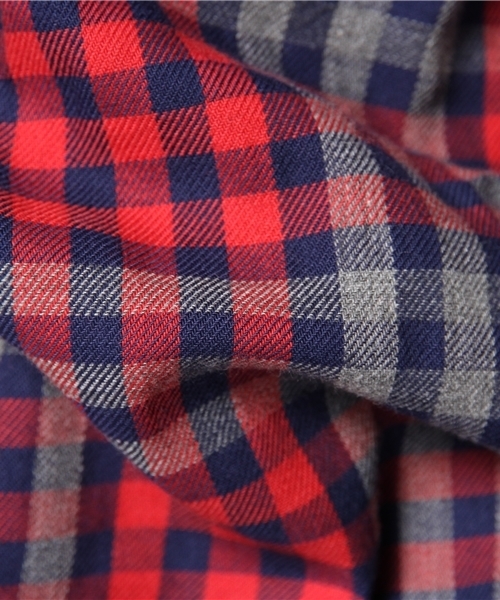 NANO universe(ナノユニバース)の「【GINGER12月号掲載】 Lee/別注チェックシャツ(シャツ/ブラウス・レディース・ネイビー/レッド/ブラック/グレー・FREE)」の14枚目の写真