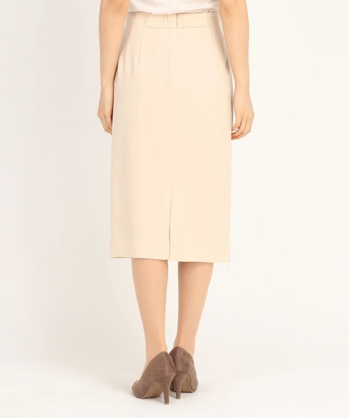 STRAWBERRY-FIELDS（ストロベリーフィールズ）の「ミリオーネツイル　スカート（スカート・レディース・ライトベージュ/ネイビー・1/2）」の4枚目の写真