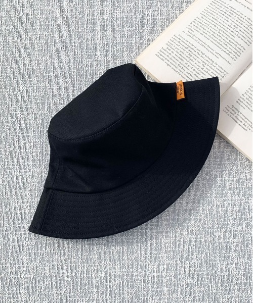 PairPair（ペアペア）の「ピスネーム付きバケットハット（ハット・レディース・ブラック/アイボリー・FREE）」の5枚目の写真