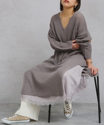 ap retro | メッシュ編みロングワンピース【ZOZOTOWN限定商品】(ワンピース)