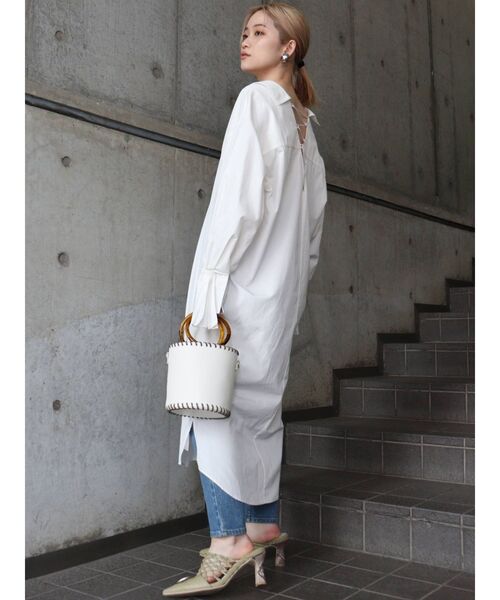 セール バックオープンシャツワンピース シャツワンピース Murua ムルーア のファッション通販 Zozotown