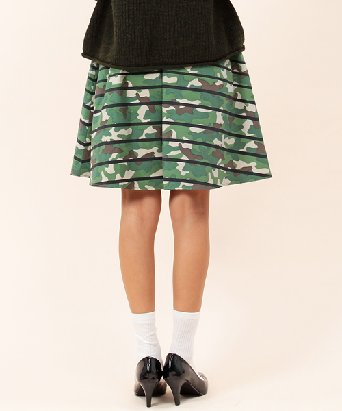 B:MING by BEAMS(ビーミングバイビームス)の「□B ビーミング by ビームス / 迷彩シリーズスカート(スカート・レディース・ベージュ/オリーブ・ONE SIZE)」の5枚目の写真