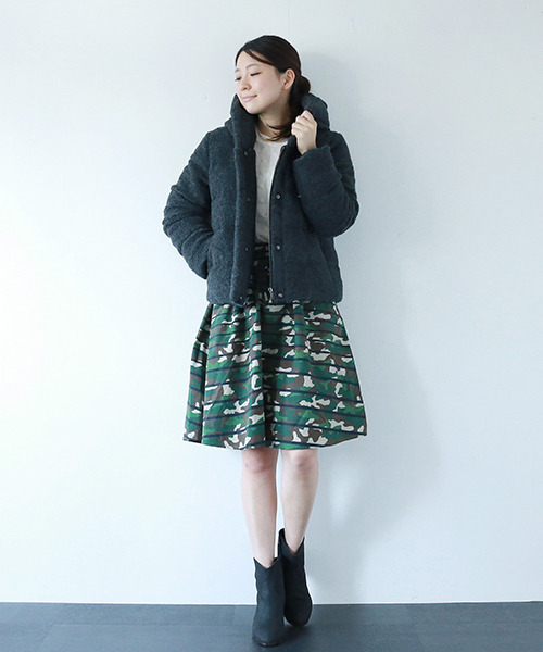 B:MING by BEAMS(ビーミングバイビームス)の「□B ビーミング by ビームス / 迷彩シリーズスカート(スカート・レディース・ベージュ/オリーブ・ONE SIZE)」の16枚目の写真