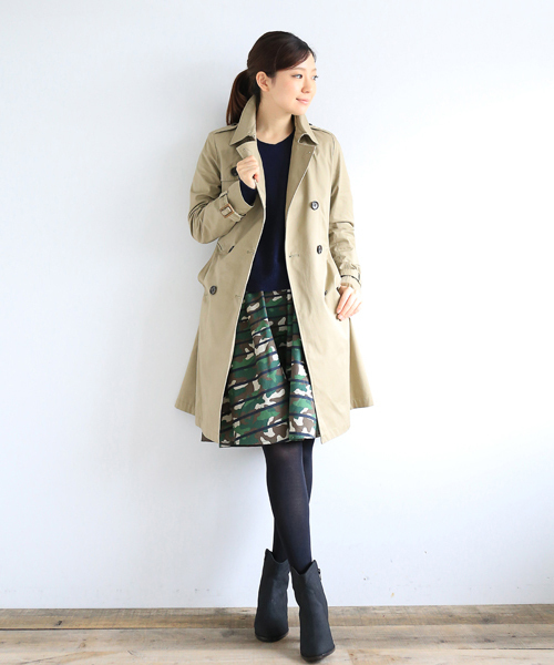 B:MING by BEAMS(ビーミングバイビームス)の「□B ビーミング by ビームス / 迷彩シリーズスカート(スカート・レディース・ベージュ/オリーブ・ONE SIZE)」の19枚目の写真