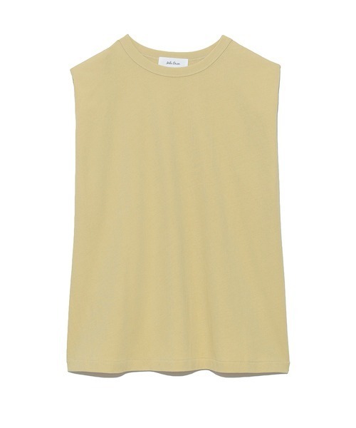 Mila Owen（ミラオーウェン）の「肩パットノースリカットトップス（Tシャツ/カットソー・レディース・イエロー/チャコールグレー/ホワイト/ベージュ系その他・0/1）」の15枚目の写真