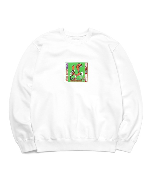 thisisneverthat(ディスイズネバーザット)の「21SSM SQUIRREL CREWNECK(スウェット・メンズ・ブラック/コバルトブルー/ホワイト・S/M/L/XL)」の1枚目の写真