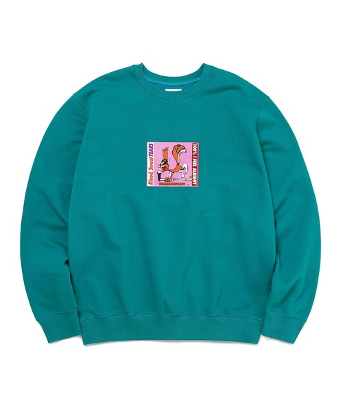 thisisneverthat(ディスイズネバーザット)の「21SSM SQUIRREL CREWNECK(スウェット・メンズ・ブラック/コバルトブルー/ホワイト・S/M/L/XL)」の2枚目の写真
