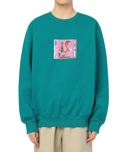 thisisneverthat(ディスイズネバーザット)の「21SSM SQUIRREL CREWNECK(スウェット・メンズ・ブラック/コバルトブルー/ホワイト・S/M/L/XL)」の4枚目の写真