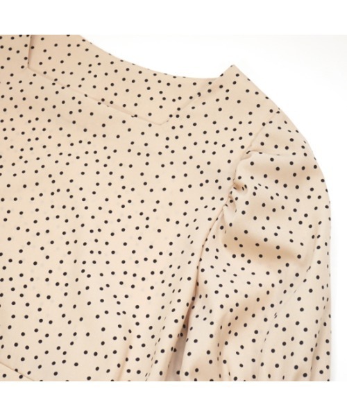 flower（フラワー）の「クラシックドットブラウス（シャツ/ブラウス・レディース・アイボリー/ブラウン・FREE）」の21枚目の写真