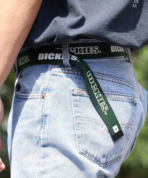 Dickies(ディッキーズ)の「Dickies/ディッキーズ 32mm GI-DICKIES 135cmプリントベルト ガチャベルト 2026年 夏 夏服(ベルト・メンズ・グリーン/マスタード/ブラック/グレー/オフホワイト/ネイビー/イエロー/ピンク/ブルー/レッド・FREE)」の4枚目の写真