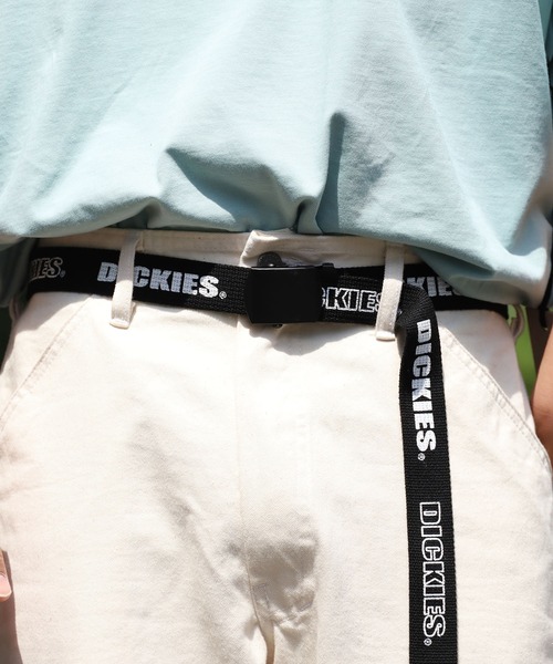 Dickies(ディッキーズ)の「Dickies/ディッキーズ 32mm GI-DICKIES 135cmプリントベルト ガチャベルト 2026年 夏 夏服(ベルト・メンズ・グリーン/マスタード/ブラック/グレー/オフホワイト/ネイビー/イエロー/ピンク/ブルー/レッド・FREE)」の2枚目の写真
