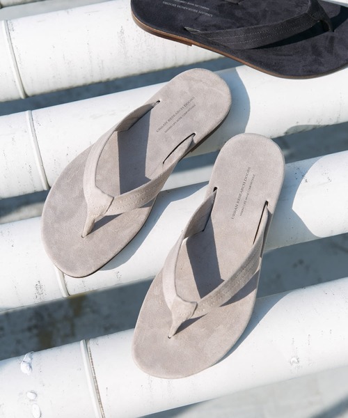 URBAN RESEARCH DOORS(アーバンリサーチドアーズ)の「Made in Japan トングサンダル(サンダル・メンズ・ブラック/ベージュ系その他・MEDIUM/LARGE)」の1枚目の写真