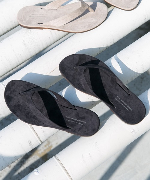 URBAN RESEARCH DOORS(アーバンリサーチドアーズ)の「Made in Japan トングサンダル(サンダル・メンズ・ブラック/ベージュ系その他・MEDIUM/LARGE)」の2枚目の写真