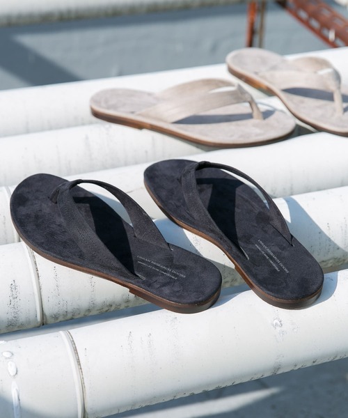 URBAN RESEARCH DOORS(アーバンリサーチドアーズ)の「Made in Japan トングサンダル(サンダル・メンズ・ブラック/ベージュ系その他・MEDIUM/LARGE)」の3枚目の写真