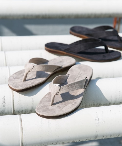 URBAN RESEARCH DOORS(アーバンリサーチドアーズ)の「Made in Japan トングサンダル(サンダル・メンズ・ブラック/ベージュ系その他・MEDIUM/LARGE)」の4枚目の写真