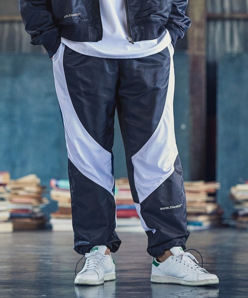 MARBLES（マーブルズ）の「mp9024-Marbles Nylon PANTS パンツ（その他パンツ・メンズ・ブラック/ネイビー・S/XL/L/M）」の3枚目の写真