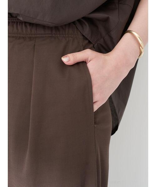 YECCA VECCA（イェッカヴェッカ）の「・イージースリットパンツ＊（その他パンツ・レディース・ネイビー/ダークブラウン/カーキ・FREE）」の16枚目の写真