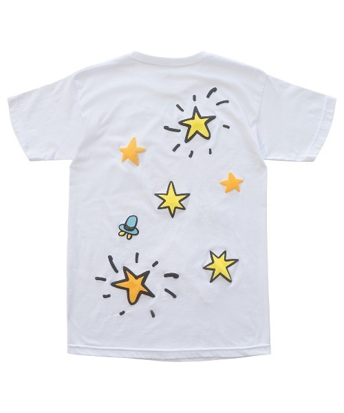 BAIT（ベイト）の「【2105_ASB】ASTRO BOY STARS TEE 215-ASB-TEE-005（Tシャツ/カットソー・メンズ・ホワイト・LARGE/XX-LARGE/X-LARGE/MEDIUM）」の7枚目の写真