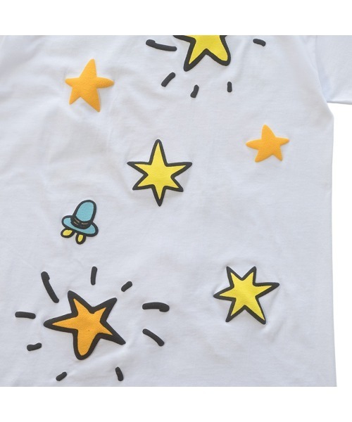 BAIT（ベイト）の「【2105_ASB】ASTRO BOY STARS TEE 215-ASB-TEE-005（Tシャツ/カットソー・メンズ・ホワイト・LARGE/XX-LARGE/X-LARGE/MEDIUM）」の8枚目の写真