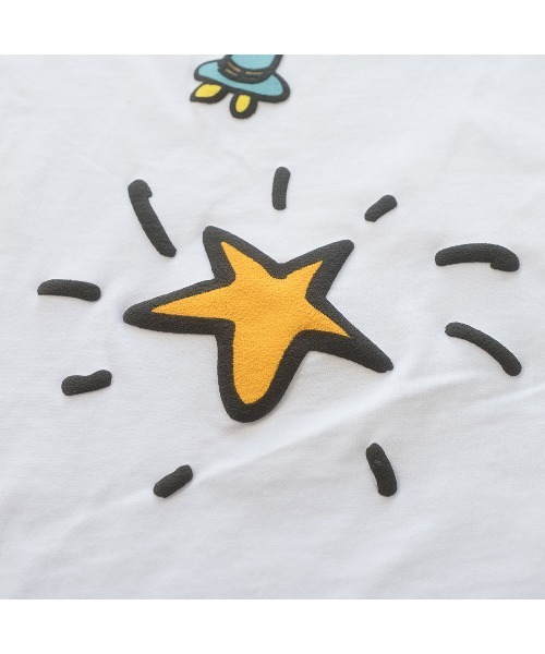 BAIT（ベイト）の「【2105_ASB】ASTRO BOY STARS TEE 215-ASB-TEE-005（Tシャツ/カットソー・メンズ・ホワイト・LARGE/XX-LARGE/X-LARGE/MEDIUM）」の9枚目の写真