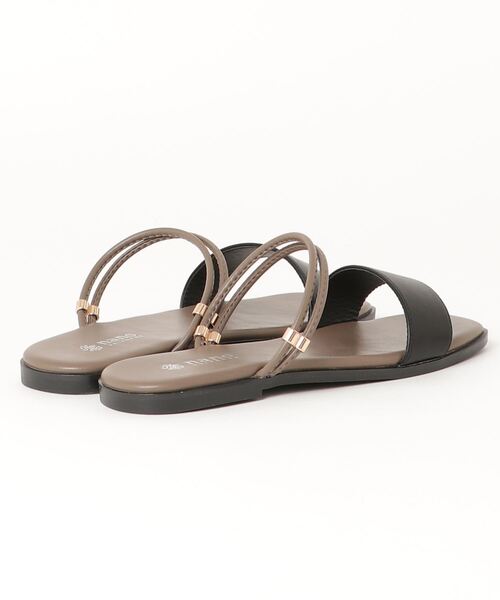 NANO universe（ナノユニバース）の「3wayストラップフラットサンダル（サンダル・レディース・ベージュ/ブラック/アイボリー/ブルー・37/36/38）」の6枚目の写真