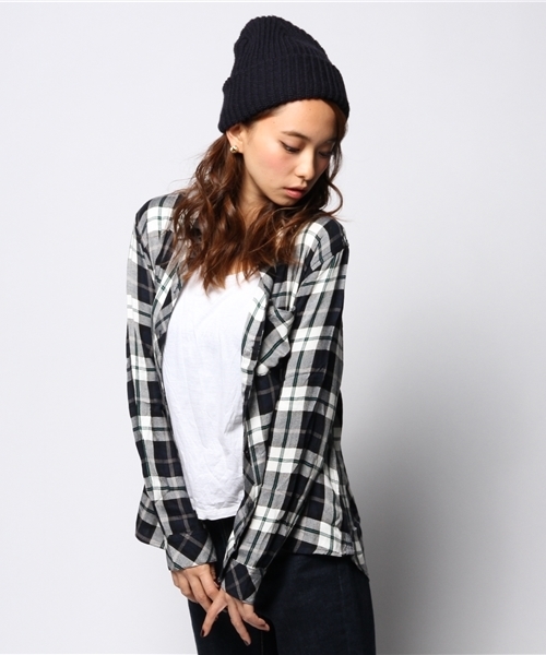 ROSE BUD(ローズバッド)の「【CLASSY掲載】【GINGER掲載】【VERY掲載】(RAILS) RW94550 HUNTER L./S CHECK SHIRT(シャツ/ブラウス・レディース・ブラック/グリーン系その他/インディゴブルー/レッド系その他・X-SMALL/SMALL)」の3枚目の写真