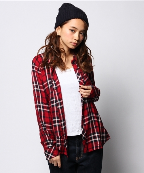 ROSE BUD(ローズバッド)の「【CLASSY掲載】【GINGER掲載】【VERY掲載】(RAILS) RW94550 HUNTER L./S CHECK SHIRT(シャツ/ブラウス・レディース・ブラック/グリーン系その他/インディゴブルー/レッド系その他・X-SMALL/SMALL)」の1枚目の写真