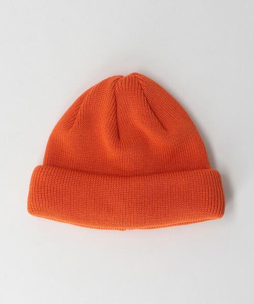 RACAL（ラカル）の「【別注】 ＜Racal（ラカル）＞ SUMMERROLL CAP/ニットキャップ（ニットキャップ/ビーニー・メンズ・ブラック/オフホワイト/ライム/オレンジ・FREE）」の4枚目の写真