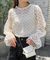EPIMI E'PIMMY | 3wayオーガン刺繍ブラウス(シャツ/ブラウス)